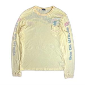 Diesel Supernature yellow long sleeve tee